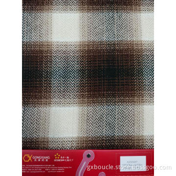 Boucle fashion plaid design Fabric